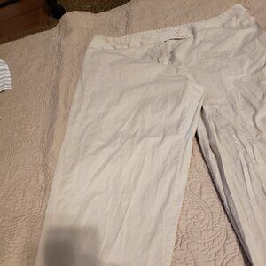 Avenue Khaki/Tan Cuffed Capris